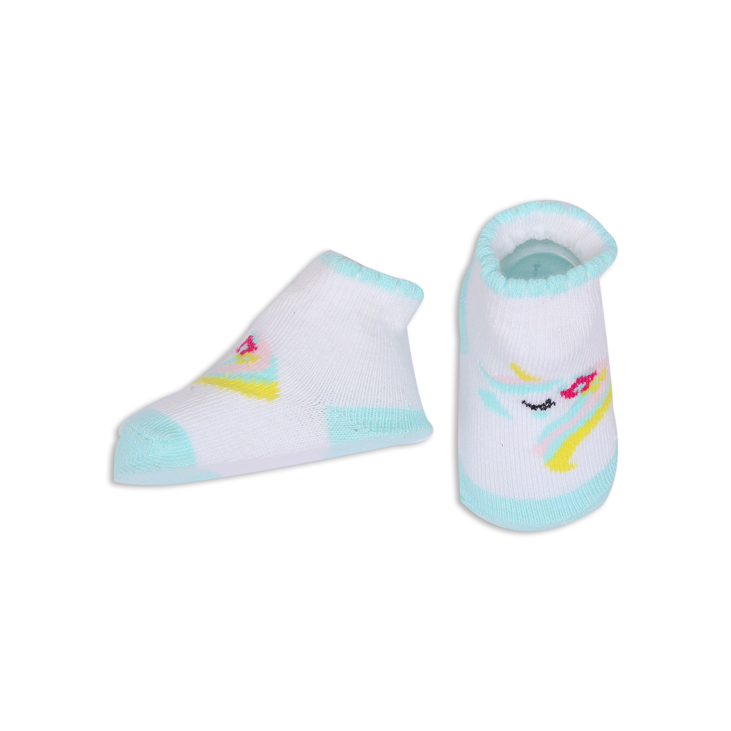 Baby Socks - Blue  Unicorn | Buy Newborn Baby Socks Online In India | Smiley Buttons